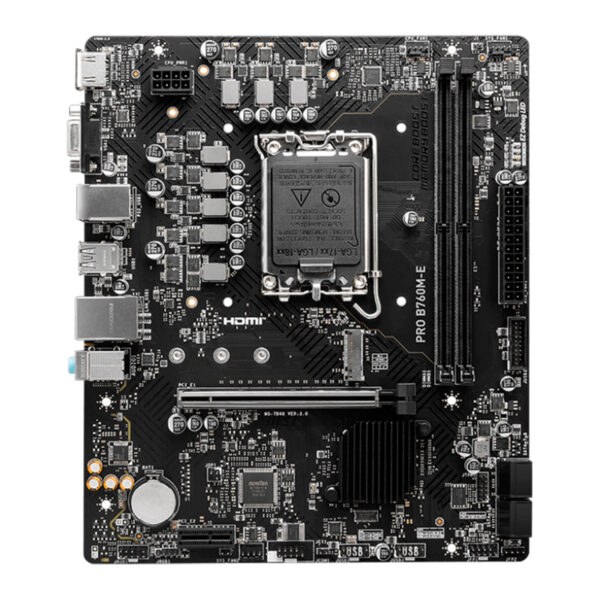 MSI PRO B760M-E, Chipset Intel B760, LGA1700, HDMI, VGA, mATX