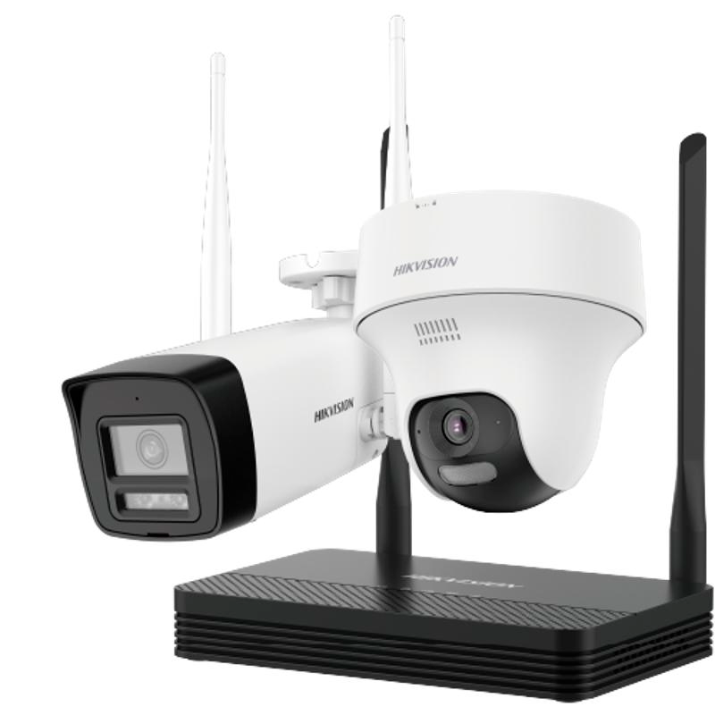 NKS424W02H NKS424W02H 4MP H.265 One bullet + One turret WiFi NVS Kit - Imagen 1