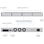 UNVR- (4) BAHAAS DE DISCO DURO DE 2,5"/3,5,(1) PUERTO 10G SFP+,(1) PUERTO RJ45 GBE, APLICACIAN UNIFI PROTECT PREINSTALADA - Imagen 2