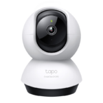 TAPO C220 camara TP-Link interior WiFi 2.4GHz 2K QHD (2560x1440) 4MP pan/tilt 360°/114°, IR 850nm 12m, H.264, 30fps, 3D DNR, deteccion IA, seguimiento auto, audio 2 vias.